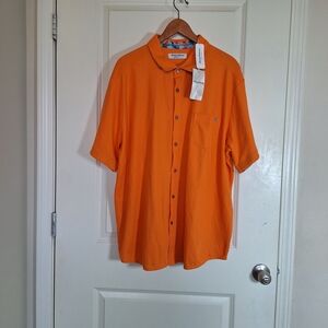 NWT Tommy Bahama You Can Toucan Five O Clock Island Zone Orange Shirt Size XXL